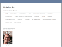 Tablet Screenshot of mrknightart.com